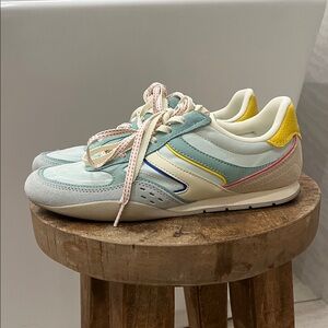 Zara Women's Pastel Multi-Color Casual Sneakers